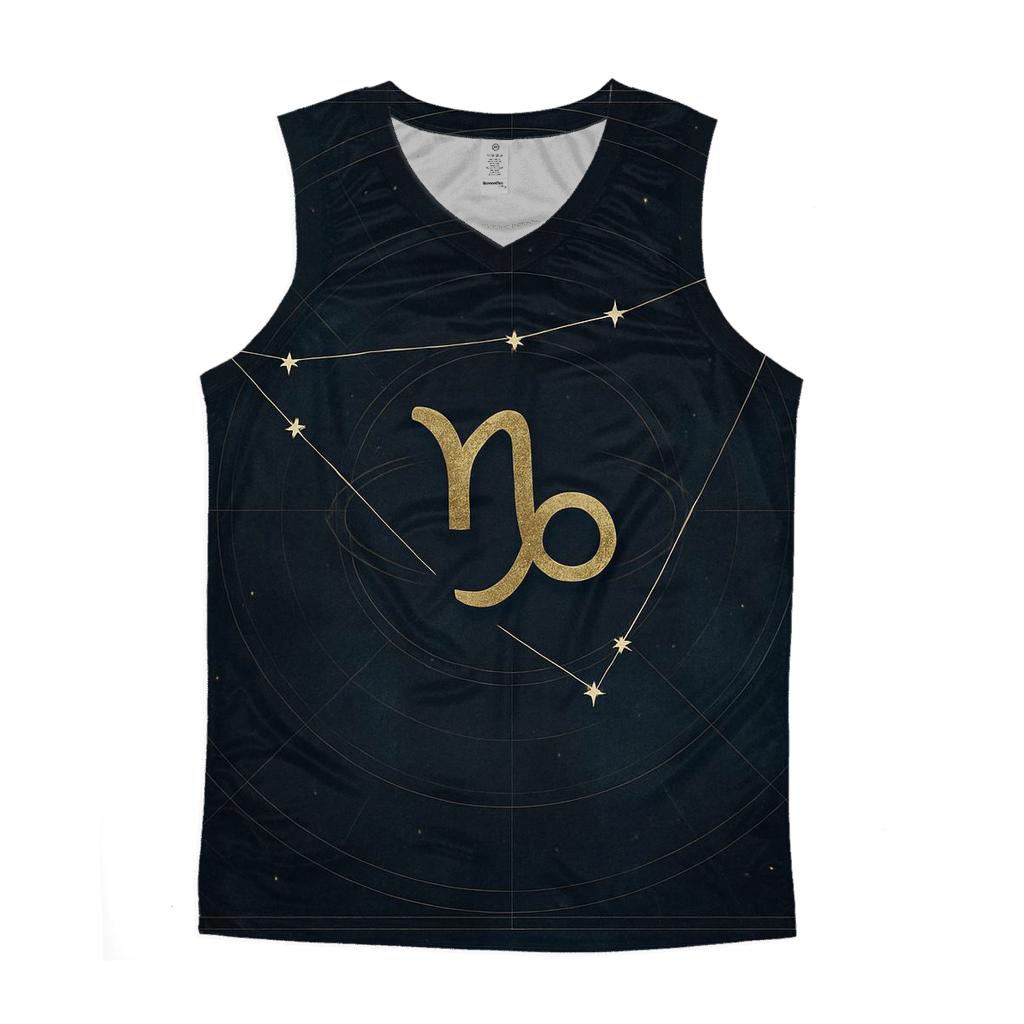 Saturn Return Capricorn Star Chart Emblem stylish racerback tanks