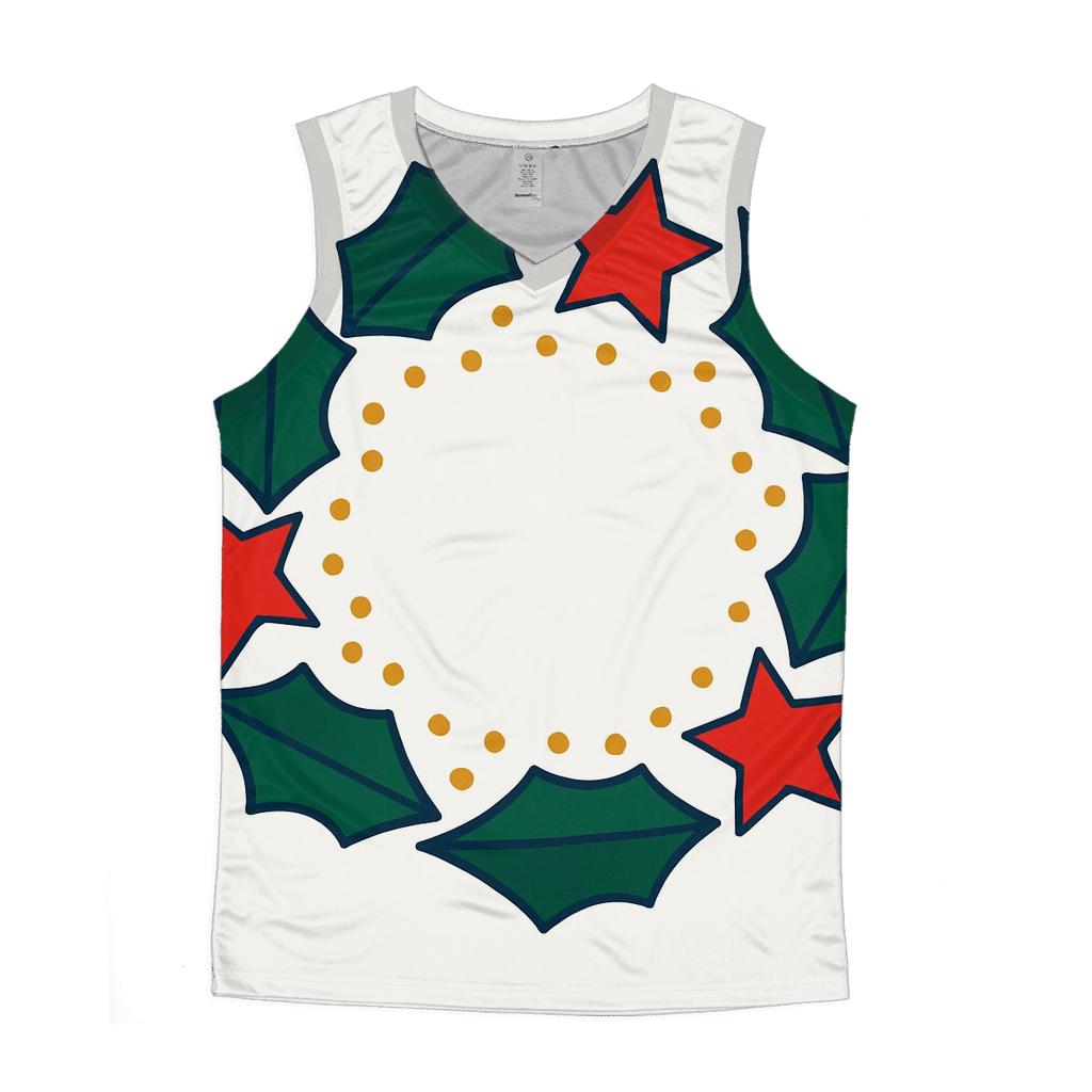 Starlit Holly Orbit Wreath trendy fitted tank tops
