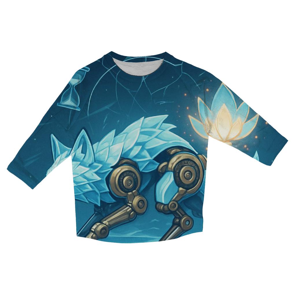 Frost Lotus Engine casual three quarter sleeve shirts