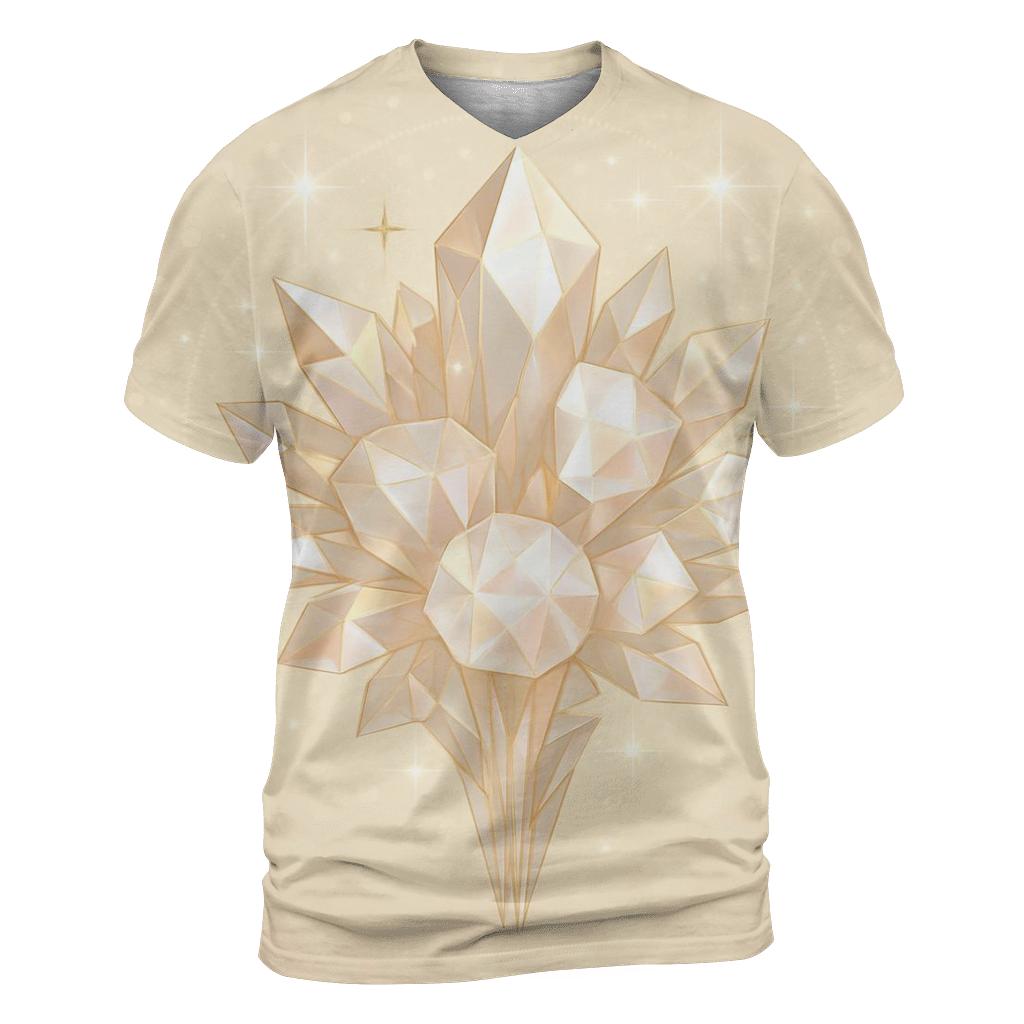 Champagne Prism Bouquet custom all-over print shirts