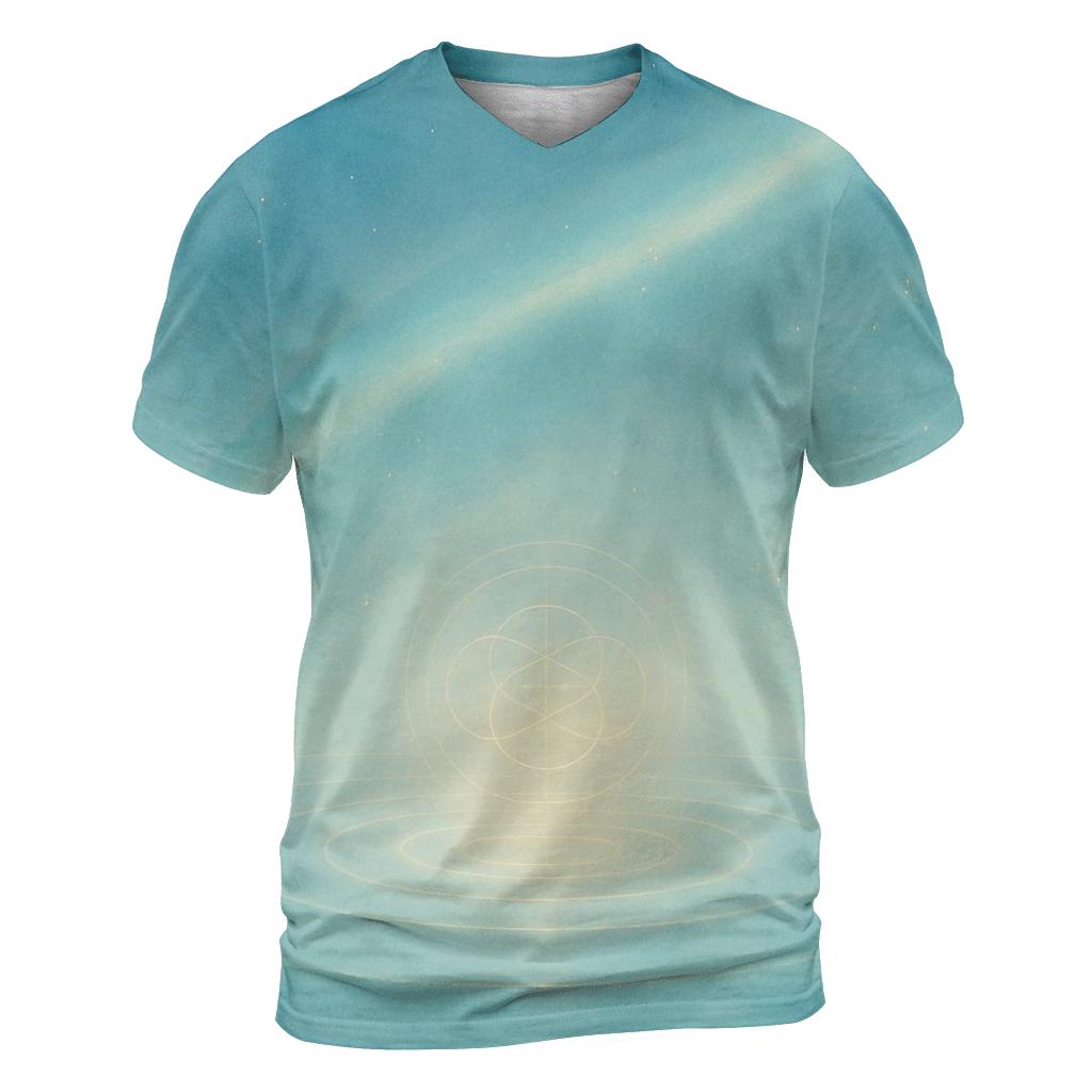 Aurora Prayer Ripple unique graphic print tees