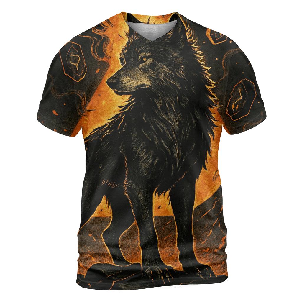 Cinder Crown Guardian Wolf personalized full print shirts