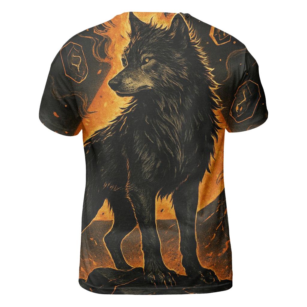 Cinder Crown Guardian Wolf personalized full print shirts