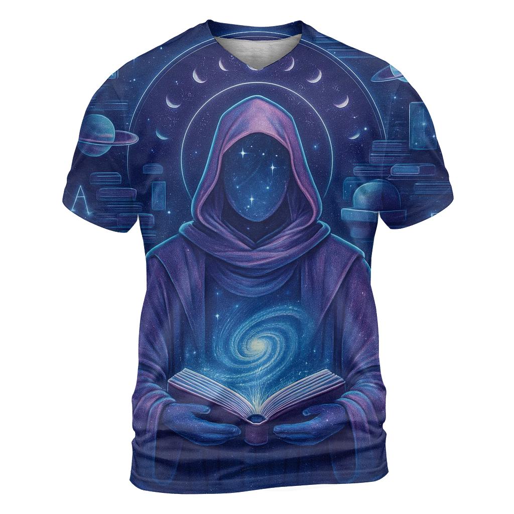 The Nebula Librarian trendy printed shirt styles