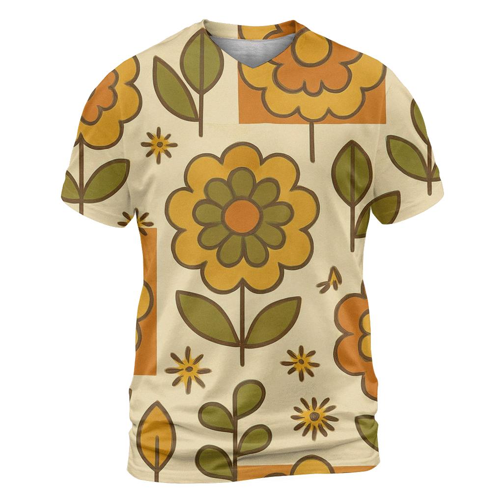 Groovy Ceramic Kitchen Tiles creative print fashion shirts