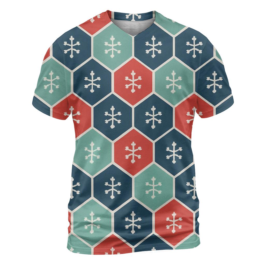 Snowflake Constellation Quilt unique graphic print tees