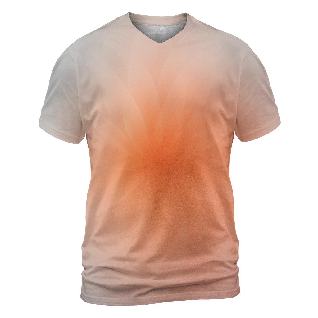 Frosted Ember Bloom Gradient custom all-over print shirts