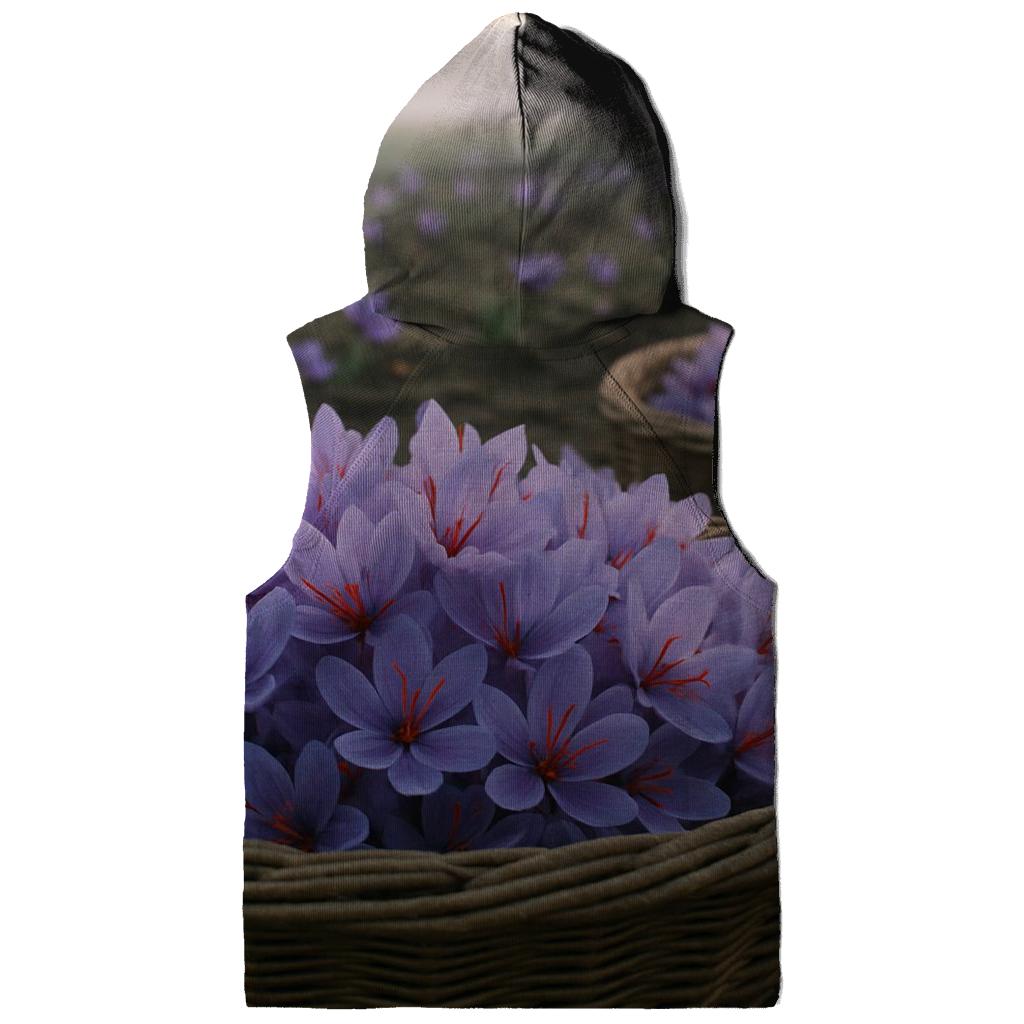 Saffron Crocus Harvest Trays In A Dawn Field hoodie designs