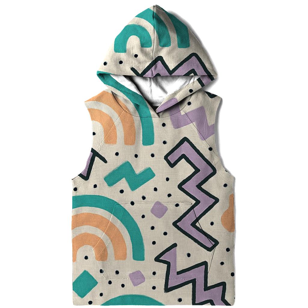 Pastel Memphis Radio Waves hoodies fashion