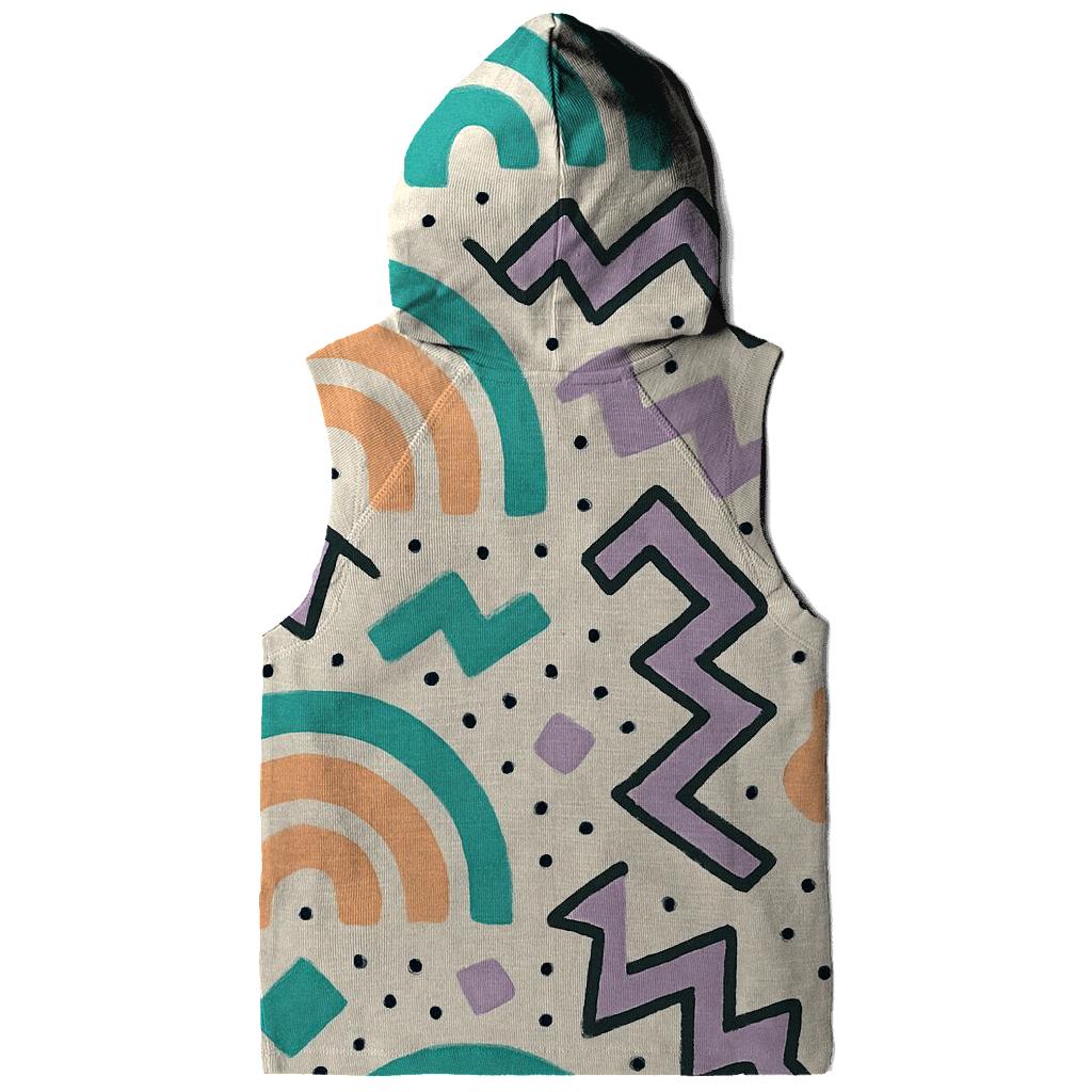 Pastel Memphis Radio Waves hoodies fashion