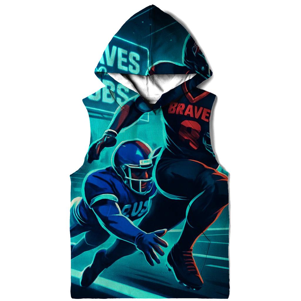 Neon Skyline Scrimmage Braves Versus Cubs hoodie trends
