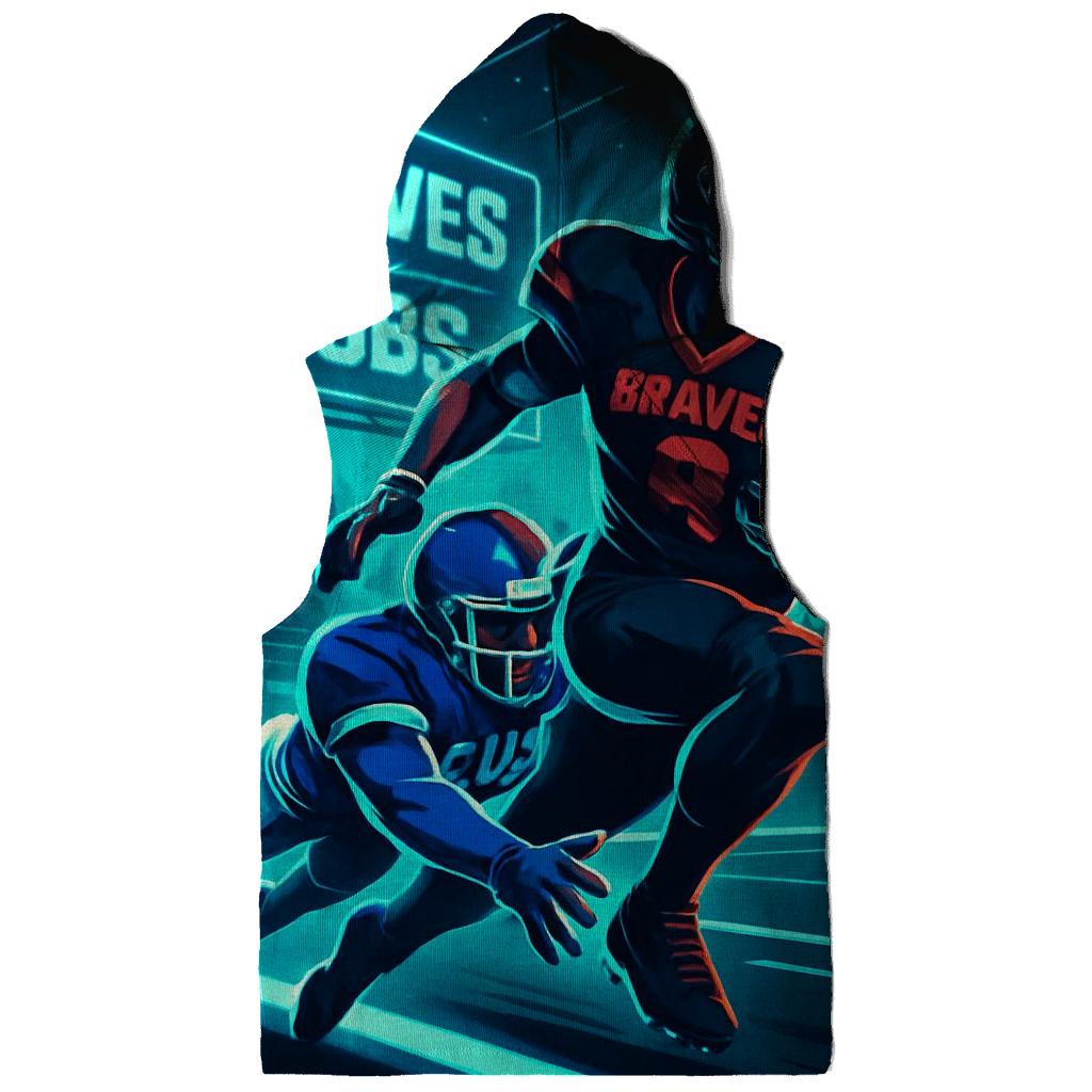 Neon Skyline Scrimmage Braves Versus Cubs hoodie trends