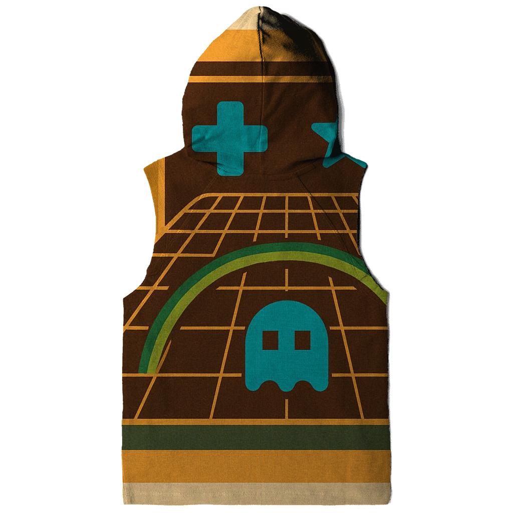 Analog Arcade Grid Glow custom hoodies