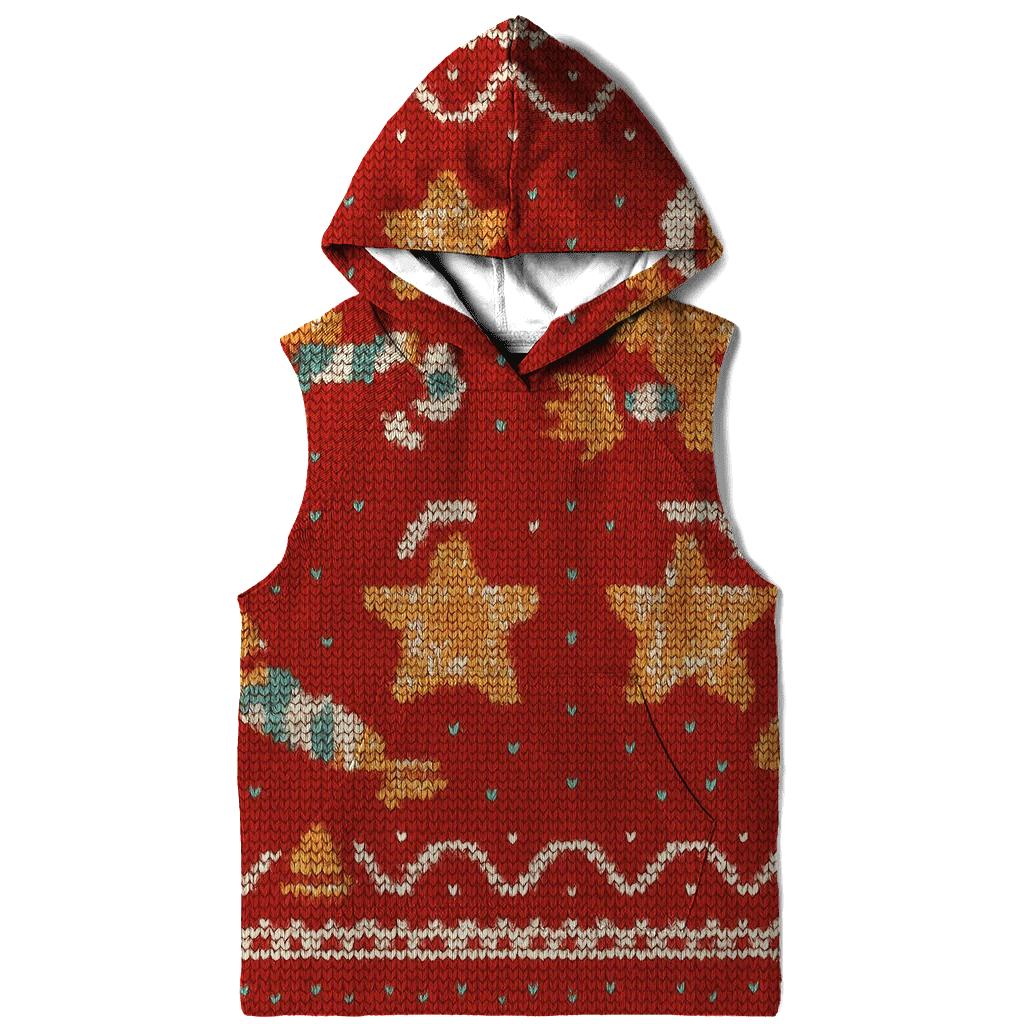 Galactic Gingerbread Rocket Sweater Tile Design pullover hoodies