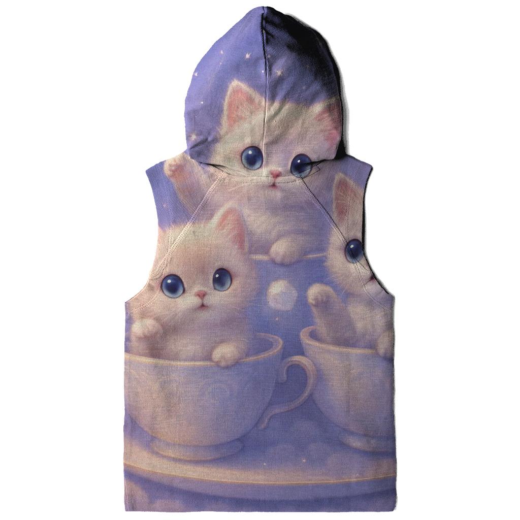 Moonlit Teacup Kittens hoodie designs