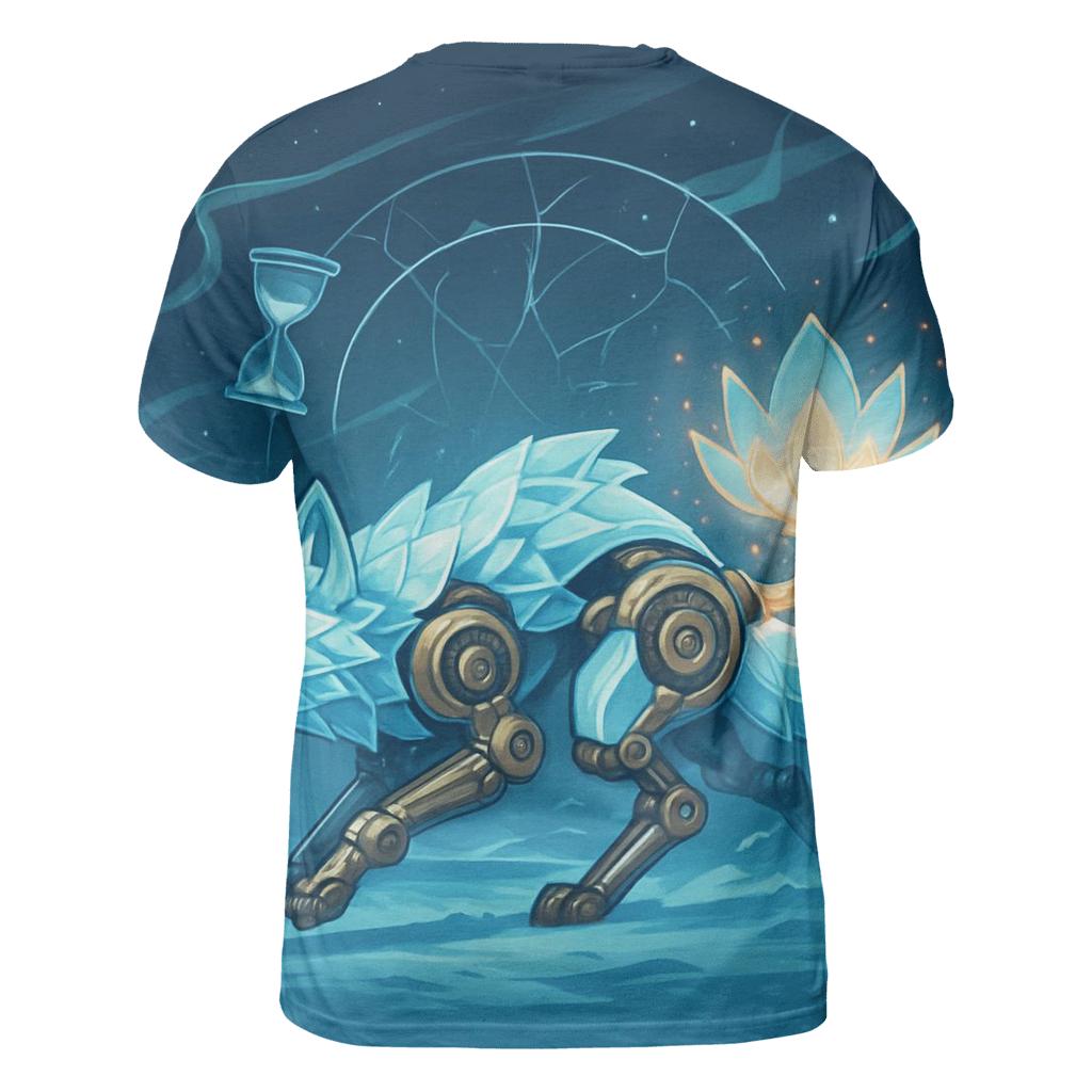 Frost Lotus Engine trendy printed shirt styles