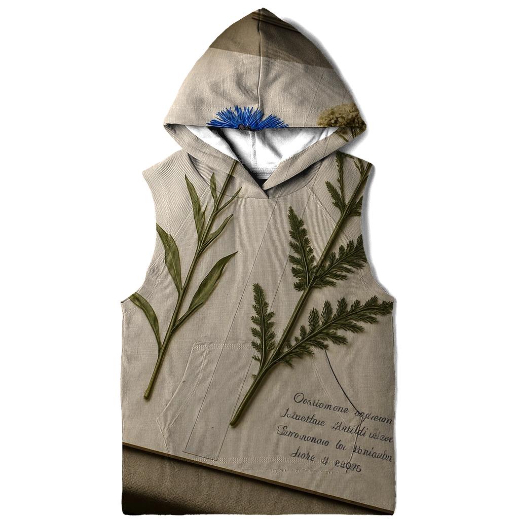 Pressed Wildflower Herbarium Page Beside A Light Box designer hoodies