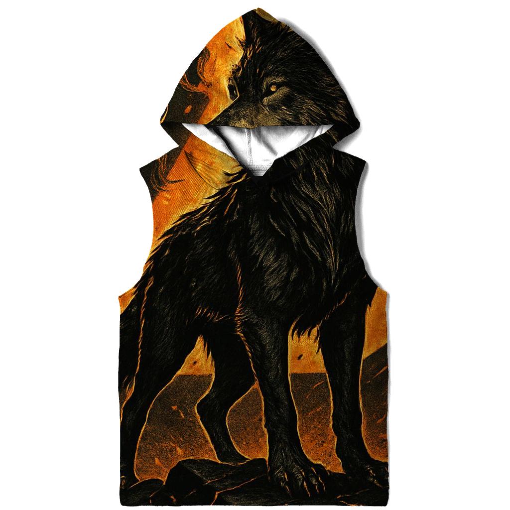 Cinder Crown Guardian Wolf custom hoodies