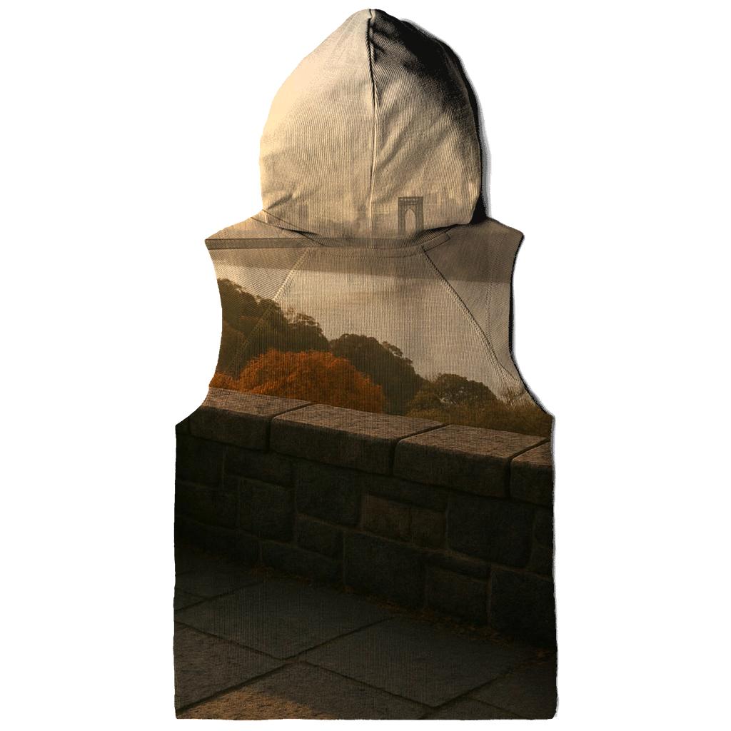 Autumn First Light From The Cloisters Overlook printed hoodies