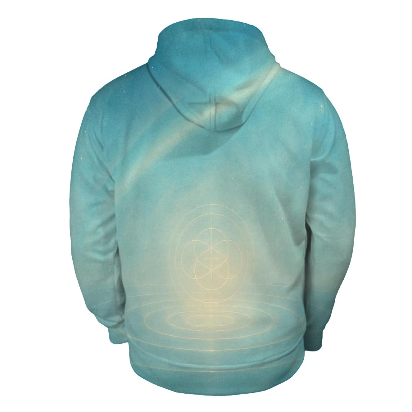 Aurora Prayer Ripple premium hoodies