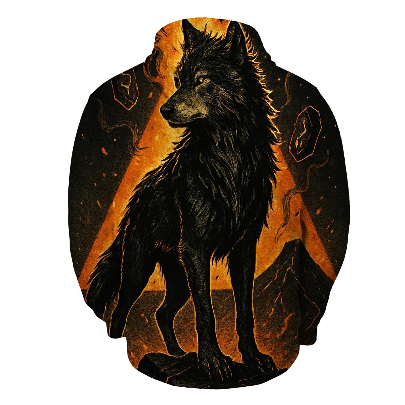 Cinder Crown Guardian Wolf custom hoodies