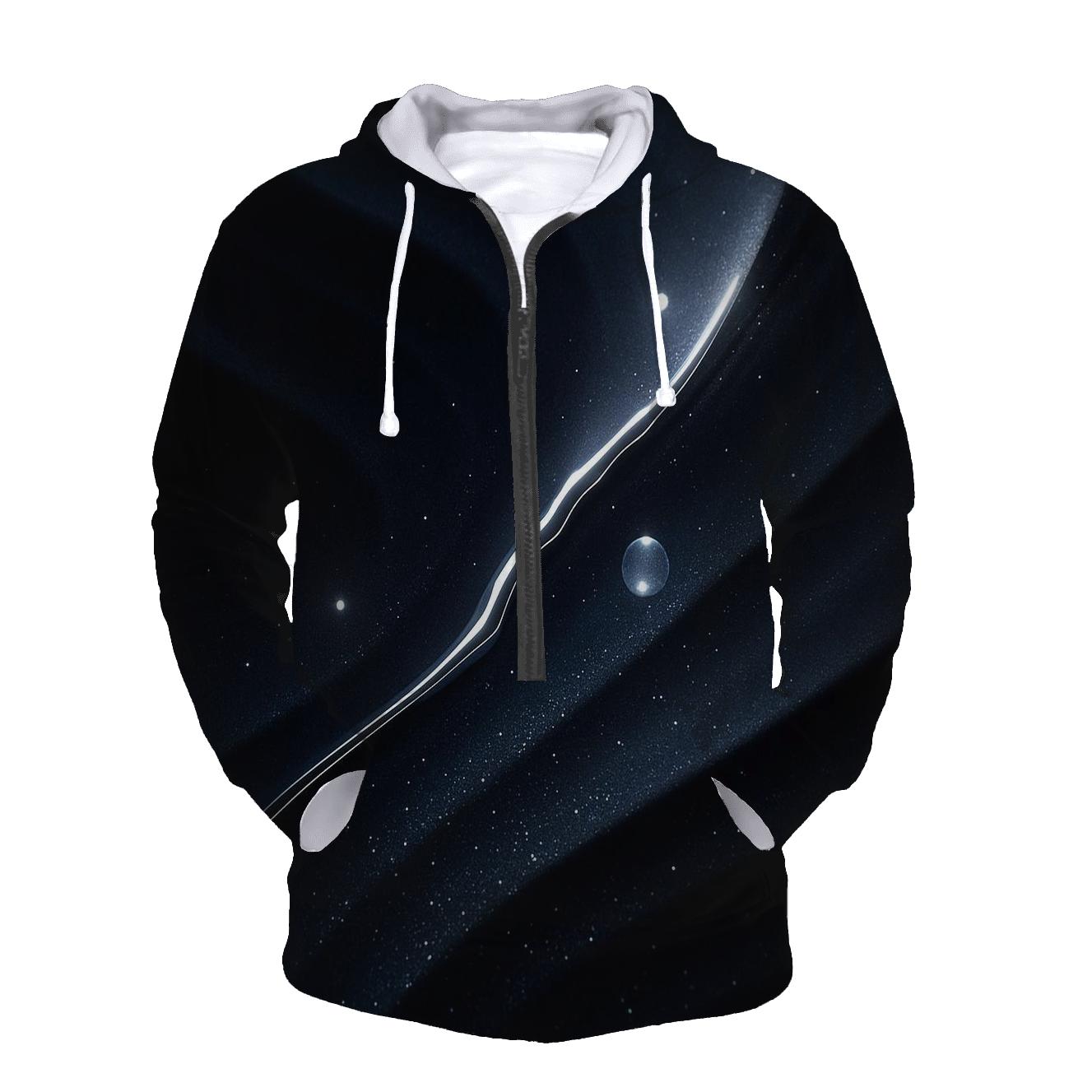 Midnight Chrome Drift premium hoodies