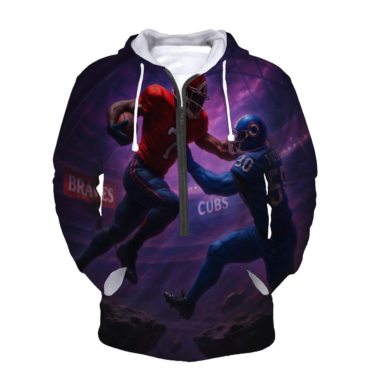 Asteroid Arena Clash Braves Versus Cubs hoodie trends
