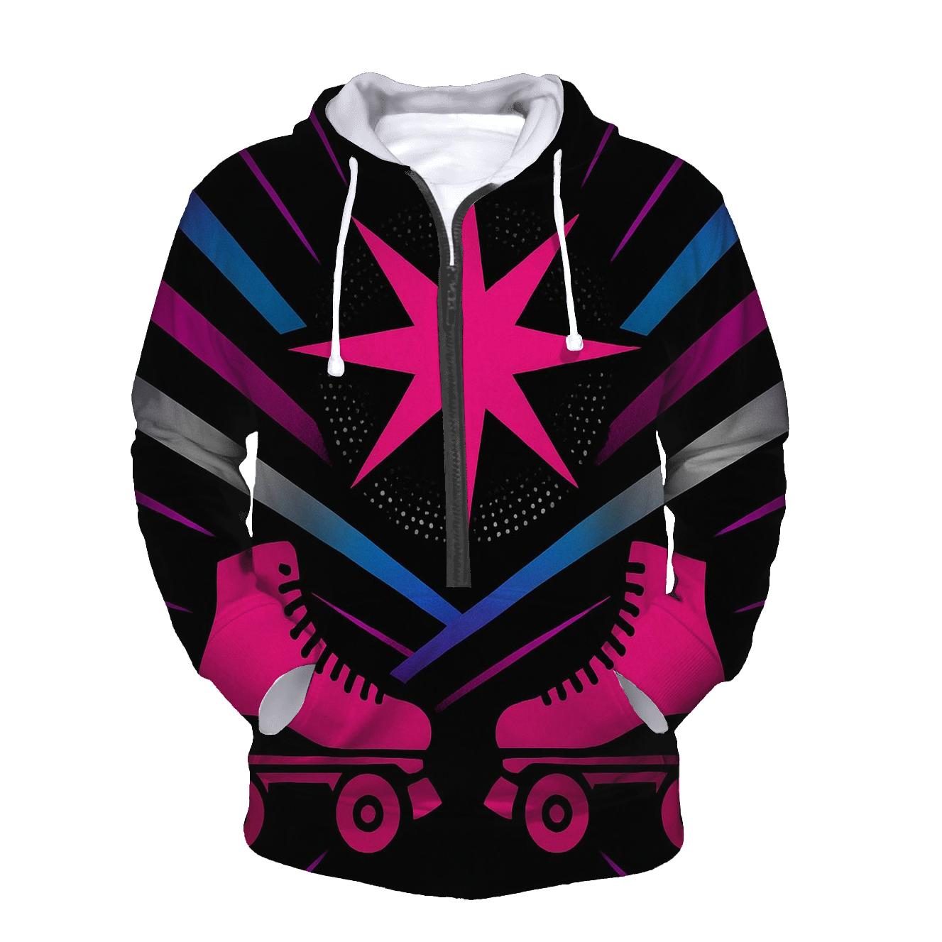 Chrome Roller Rink Starburst hoodie trends
