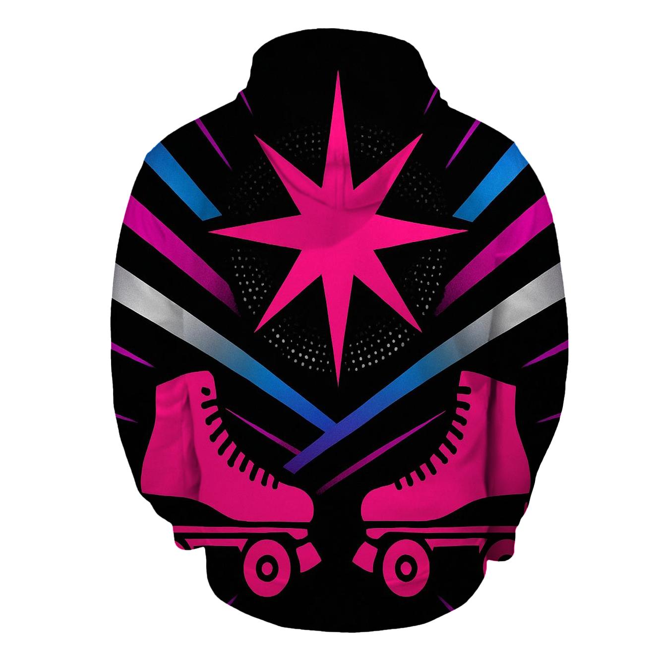 Chrome Roller Rink Starburst hoodie trends