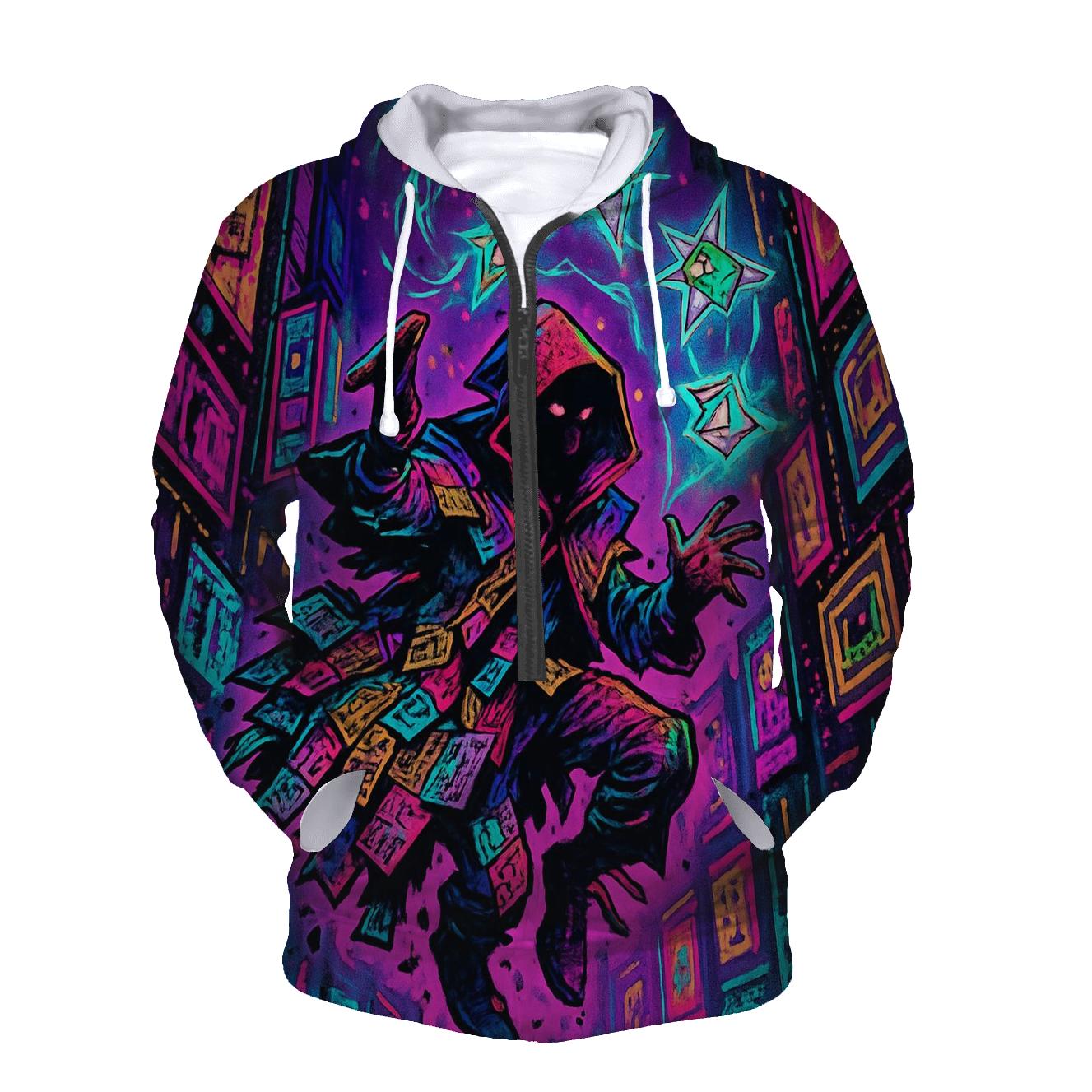 Cathedral Of Glitched Kites premium hoodies