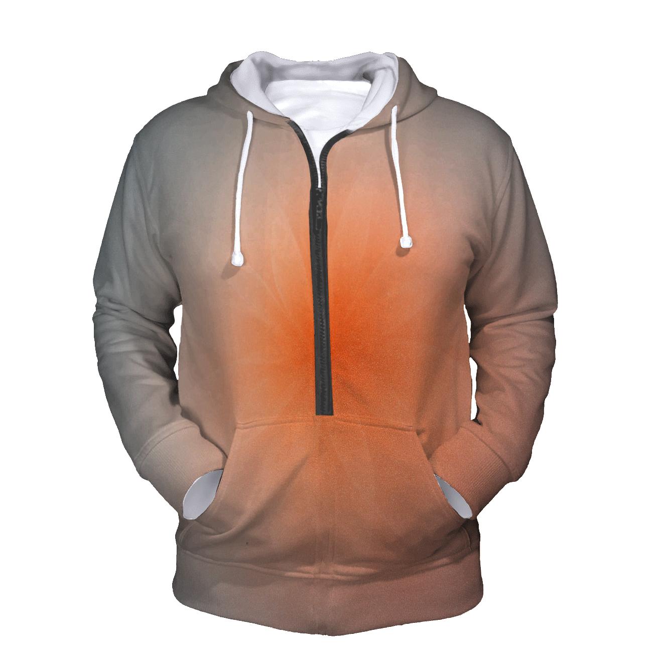 Frosted Ember Bloom Gradient hoodie designs
