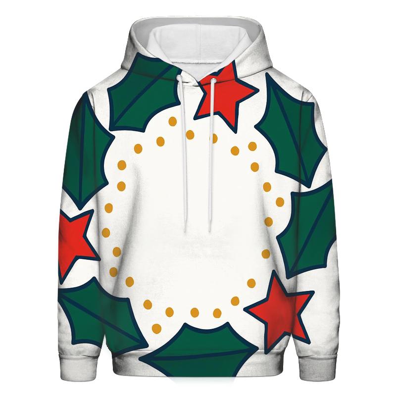 Starlit Holly Orbit Wreath hoodie trends