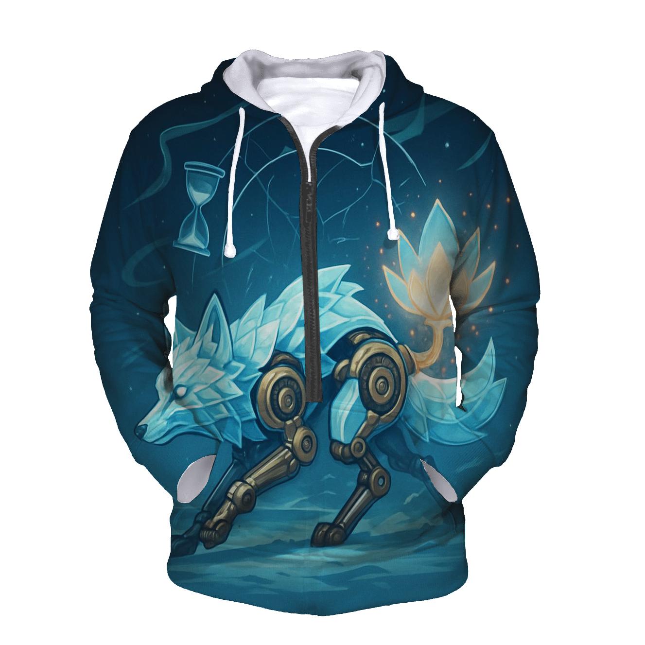 Frost Lotus Engine pullover hoodies