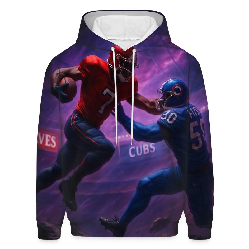 Asteroid Arena Clash Braves Versus Cubs pullover hoodies