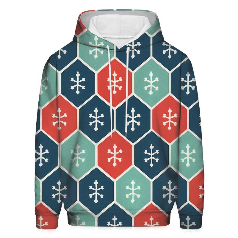Snowflake Constellation Quilt graphic hoodies