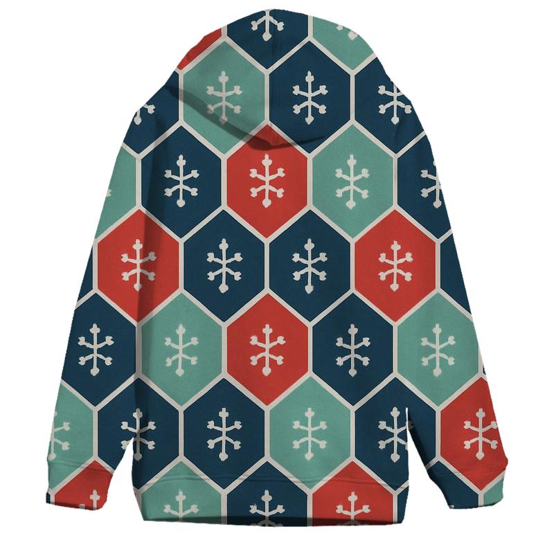 Snowflake Constellation Quilt graphic hoodies