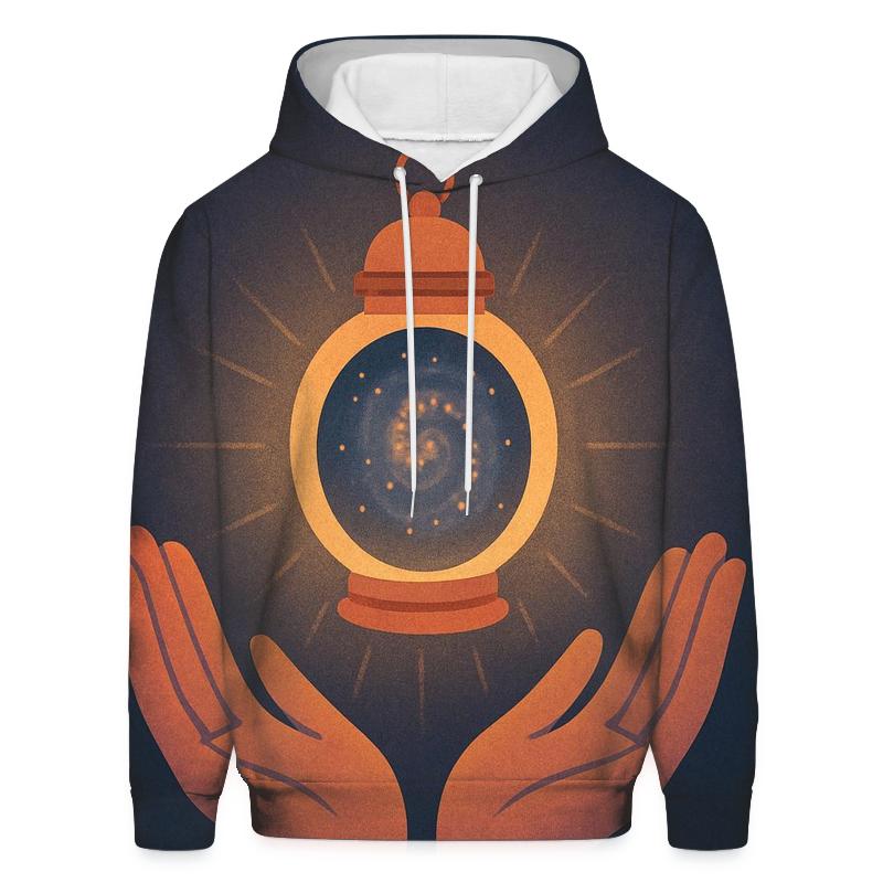 Starlit Hand Lantern designer hoodies