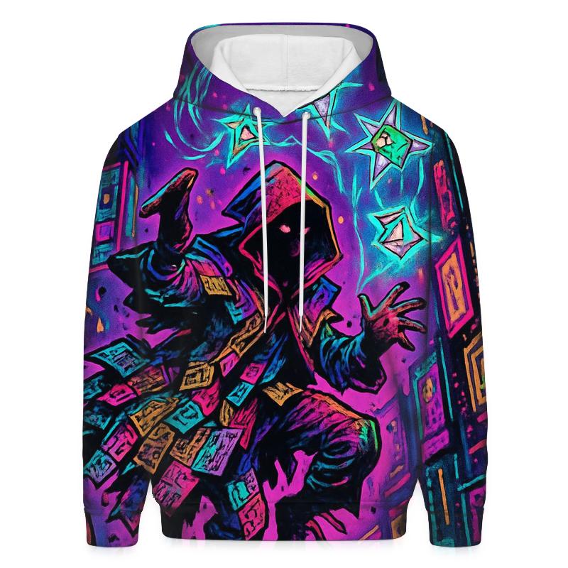 Cathedral Of Glitched Kites lightweight hoodies