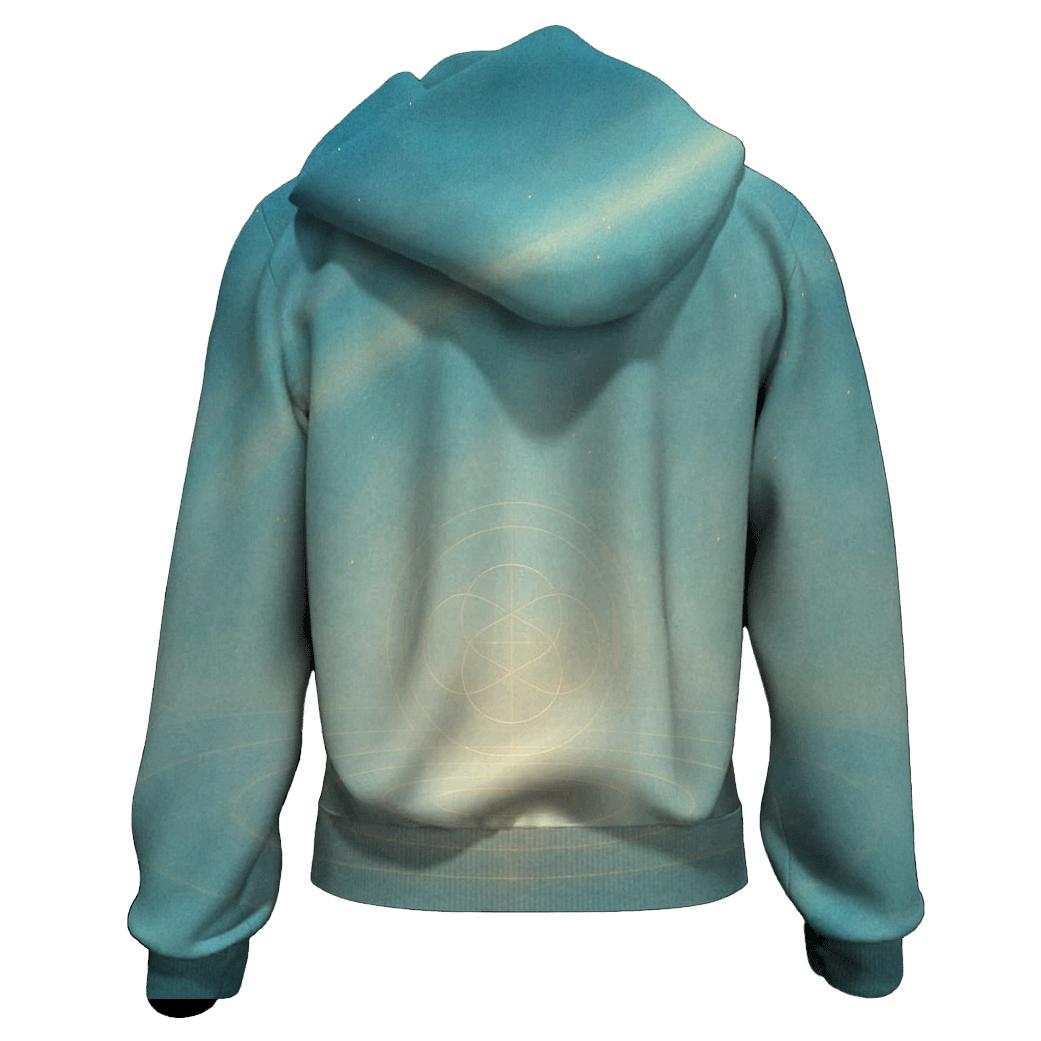 Aurora Prayer Ripple lightweight hoodies