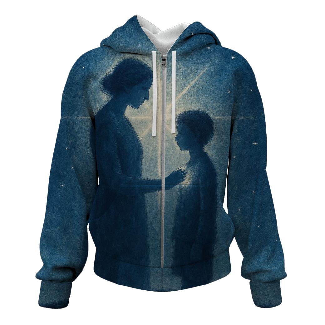 The Quiet North Star Of Childhood premium hoodies