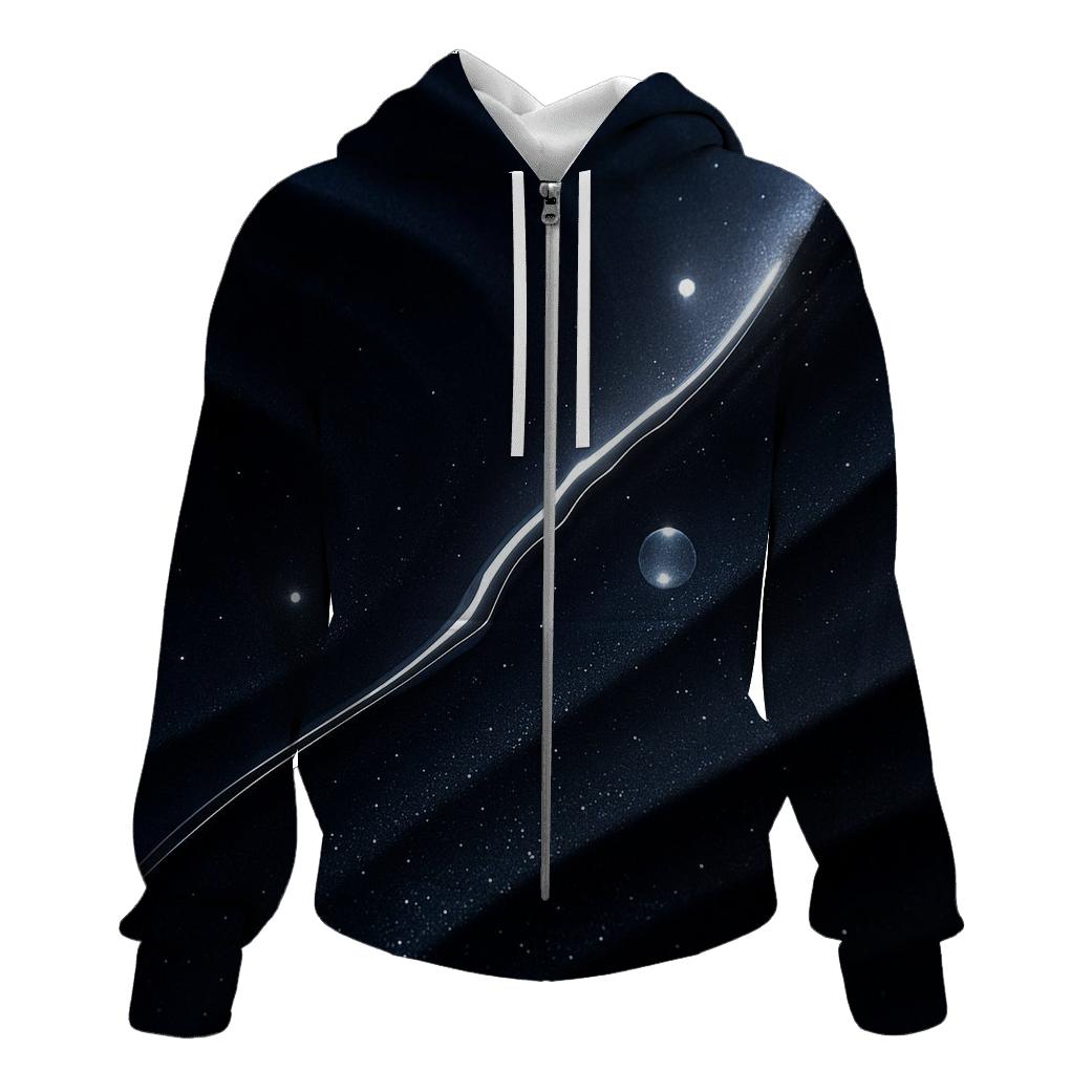 Midnight Chrome Drift lightweight hoodies