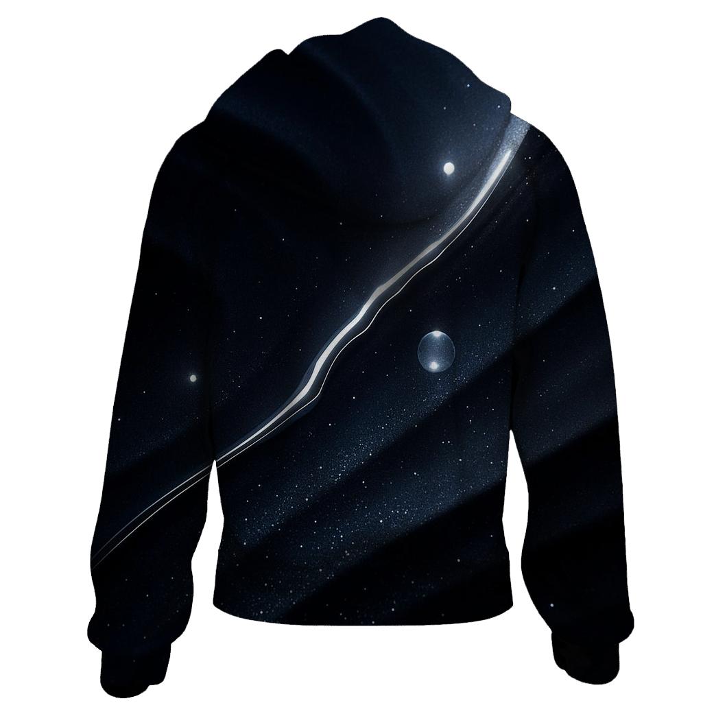 Midnight Chrome Drift lightweight hoodies