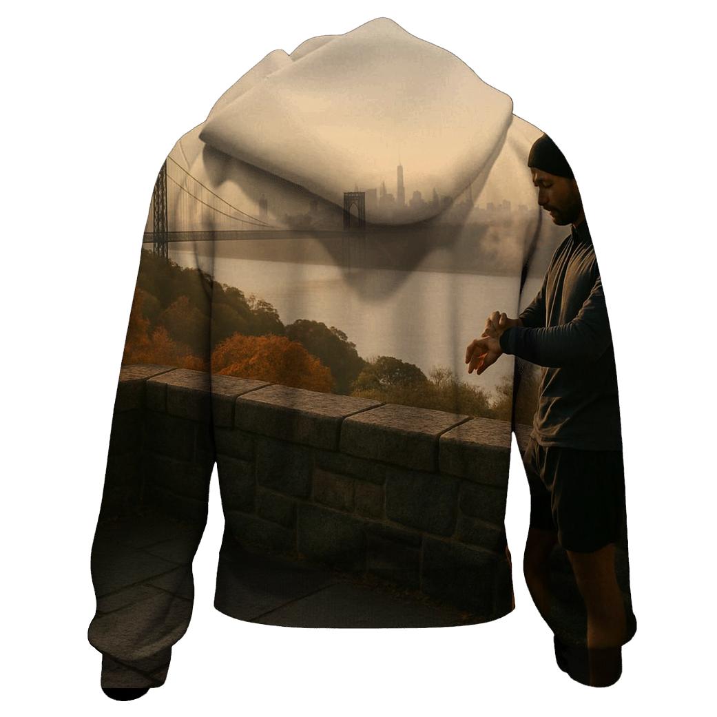 Autumn First Light From The Cloisters Overlook heavyweight hoodies