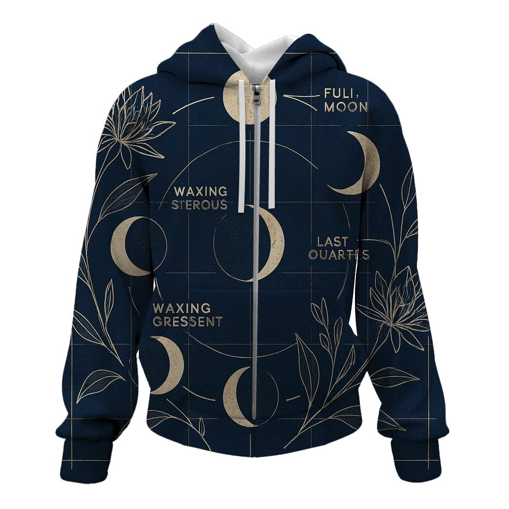 Lunar Botanica Blueprint designer hoodies