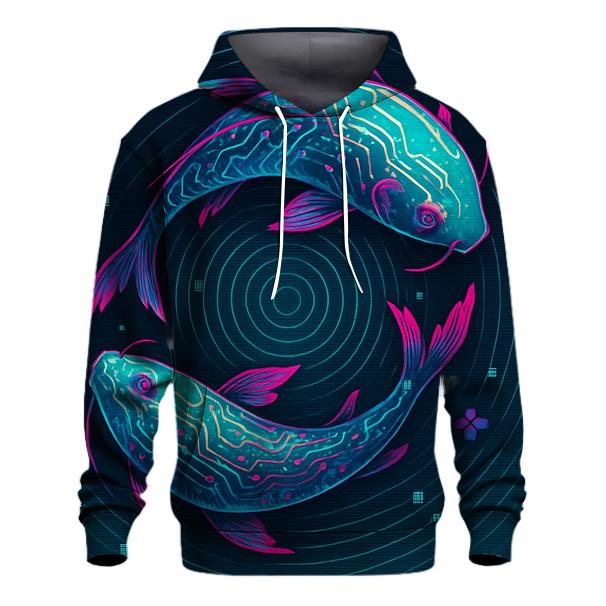 Prismatic Koi Circuit Drift hoodie designs