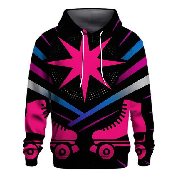 Chrome Roller Rink Starburst zip-up hoodies