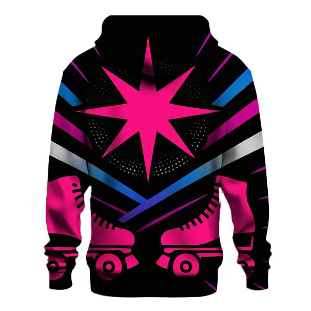 Chrome Roller Rink Starburst zip-up hoodies
