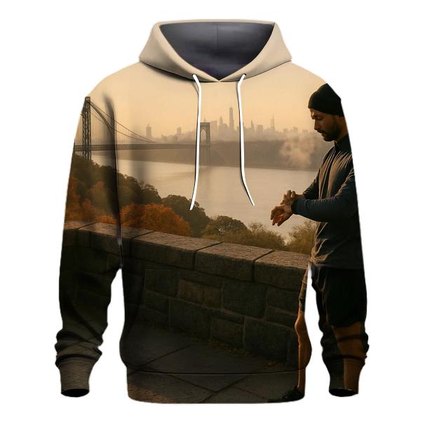 Autumn First Light From The Cloisters Overlook graphic hoodies