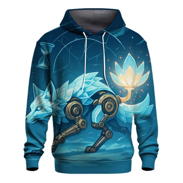 Frost Lotus Engine pullover hoodies