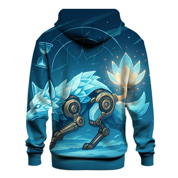 Frost Lotus Engine pullover hoodies